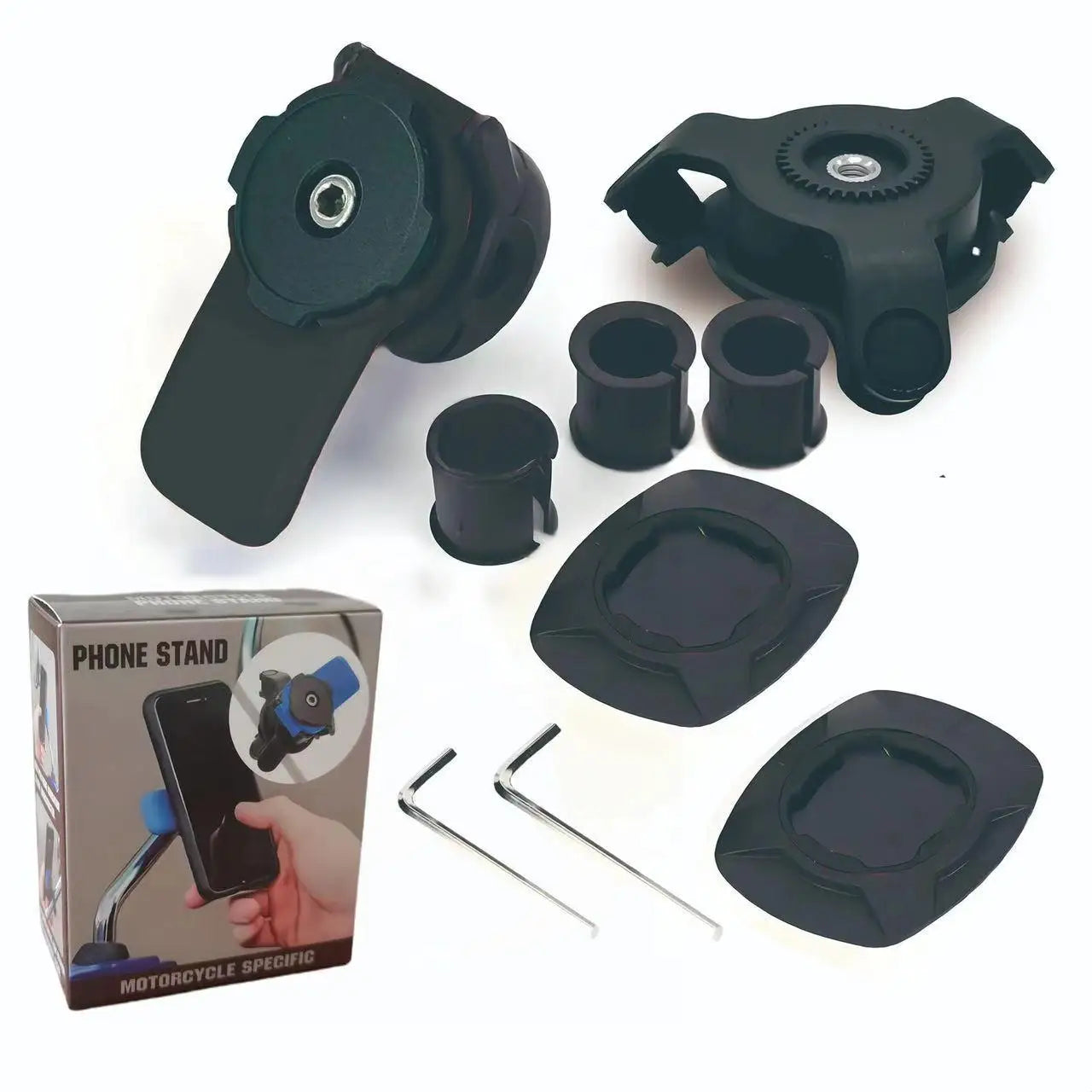 Xiaomi Motorcycle & Bicycle Phone Holder | Shock Absorber Handlebar Mount with Self-Lock & Vibration Damper