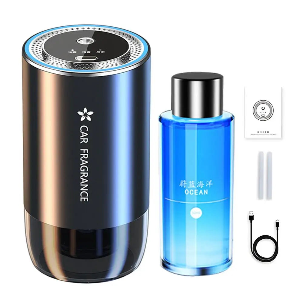 Smart Car Diffuser & Air Freshener | Adjustable Concentration Aromatherapy Fragrance Diffuser 50ml