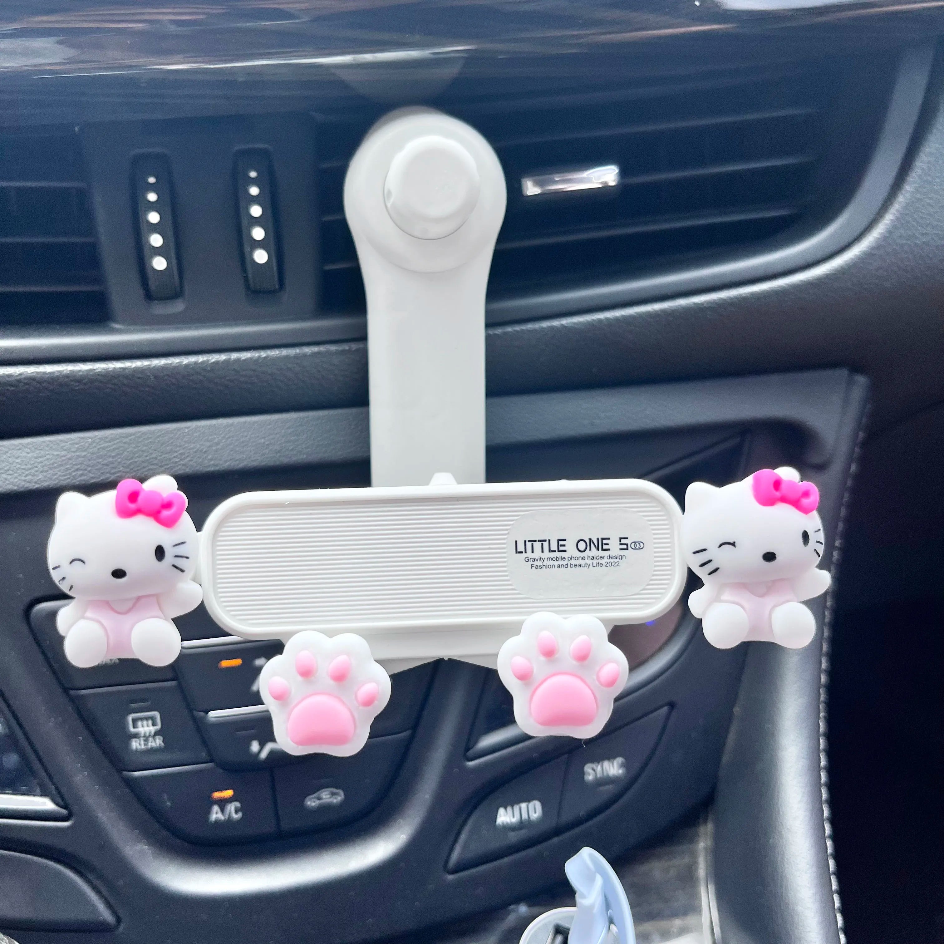 Hello Kitty Gravity Car Phone Holder | Universal Air Vent Mount for 4.7–7 inch Phones