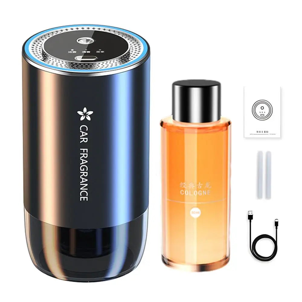 Smart Car Diffuser & Air Freshener | Adjustable Concentration Aromatherapy Fragrance Diffuser 50ml