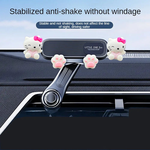 Hello Kitty Gravity Car Phone Holder | Universal Air Vent Mount for 4.7–7 inch Phones