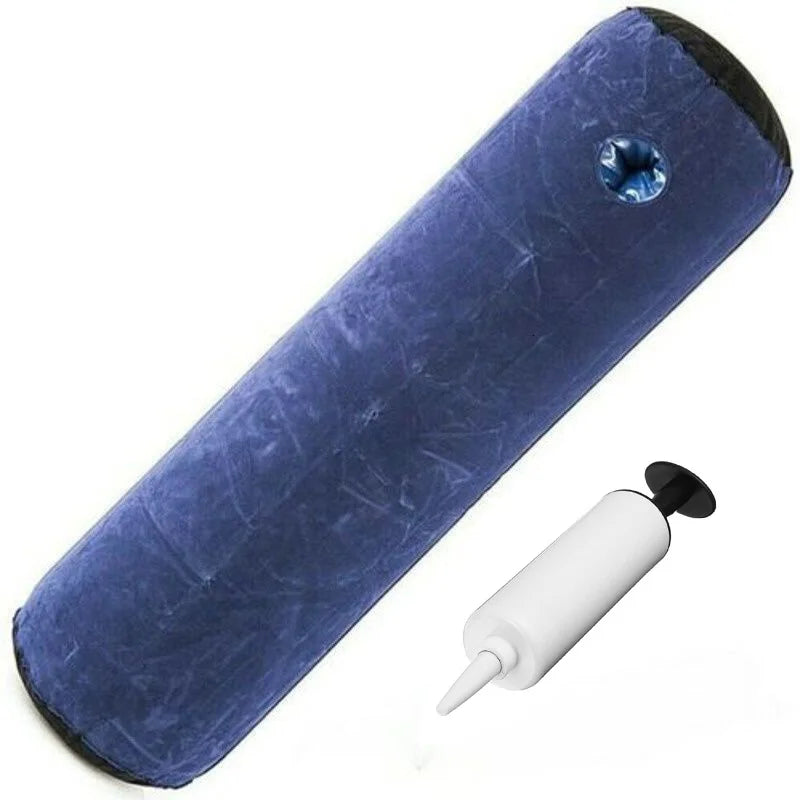 Inflatable Positioning Pillow – Soft Velvet Body Support Cushion for Comfort and Relaxation