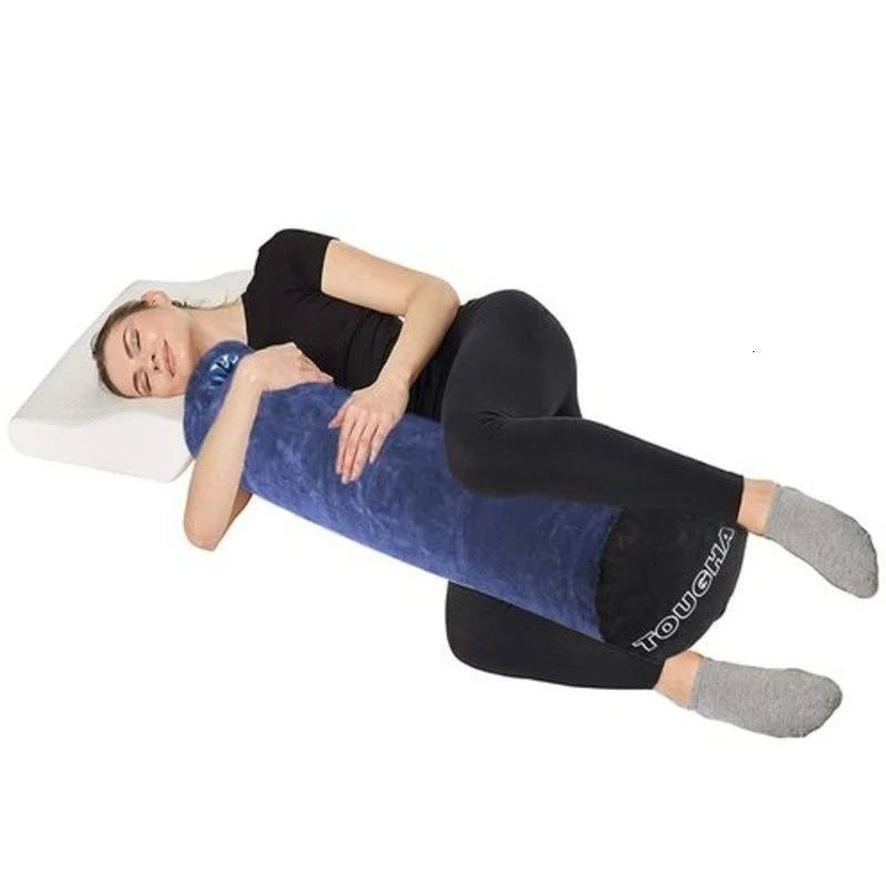 Inflatable Positioning Pillow – Soft Velvet Body Support Cushion for Comfort and Relaxation