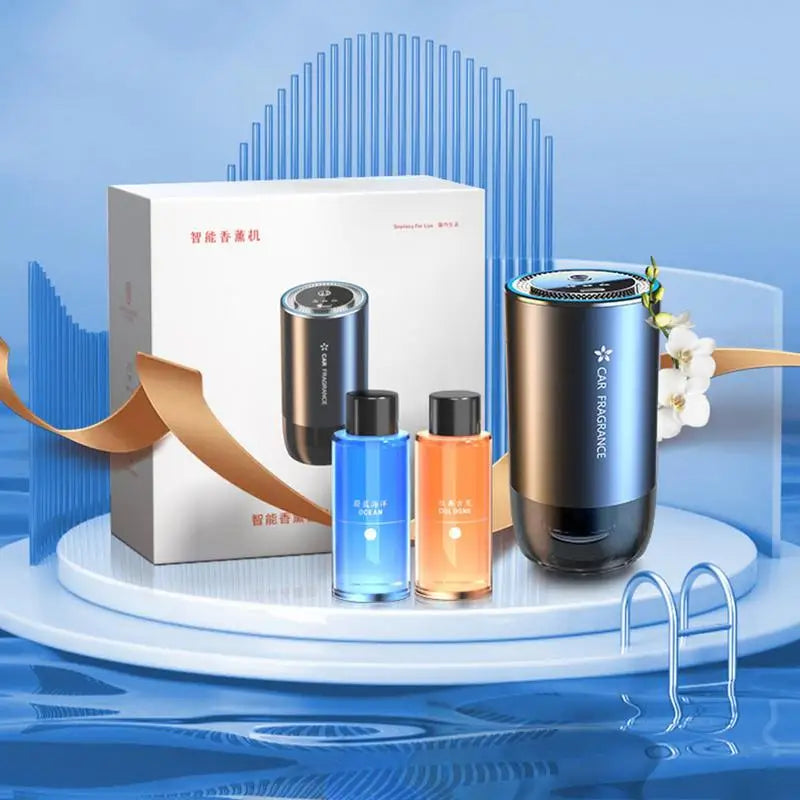Smart Car Diffuser & Air Freshener | Adjustable Concentration Aromatherapy Fragrance Diffuser 50ml