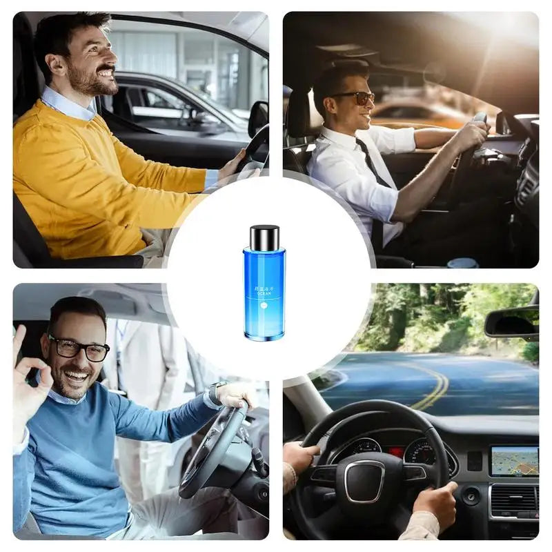Smart Car Diffuser & Air Freshener | Adjustable Concentration Aromatherapy Fragrance Diffuser 50ml
