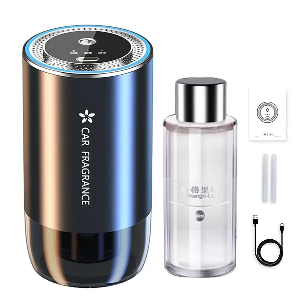 Smart Car Diffuser & Air Freshener | Adjustable Concentration Aromatherapy Fragrance Diffuser 50ml