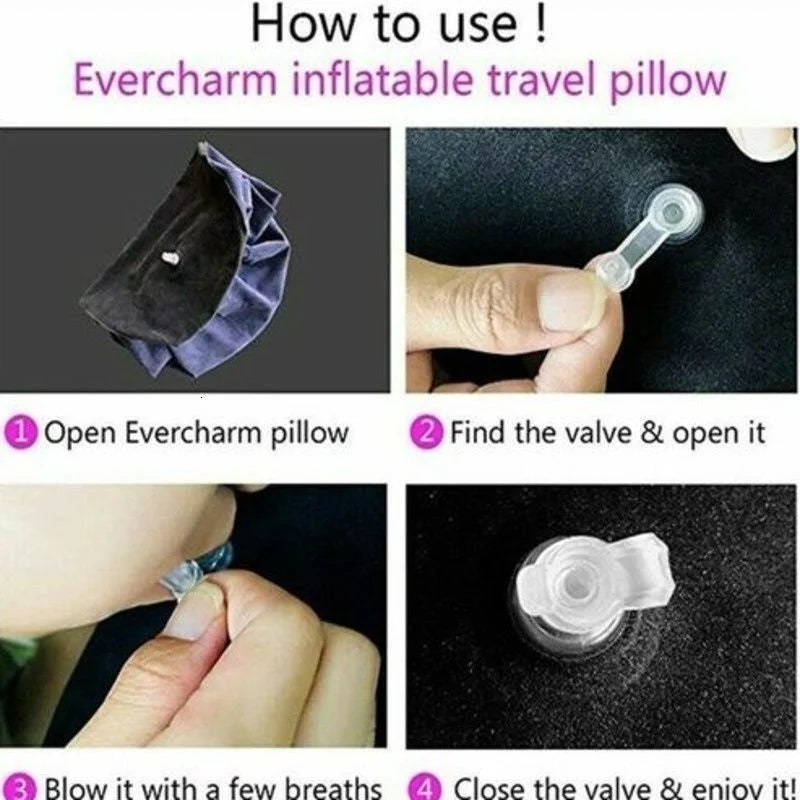 Inflatable Positioning Pillow – Soft Velvet Body Support Cushion for Comfort and Relaxation