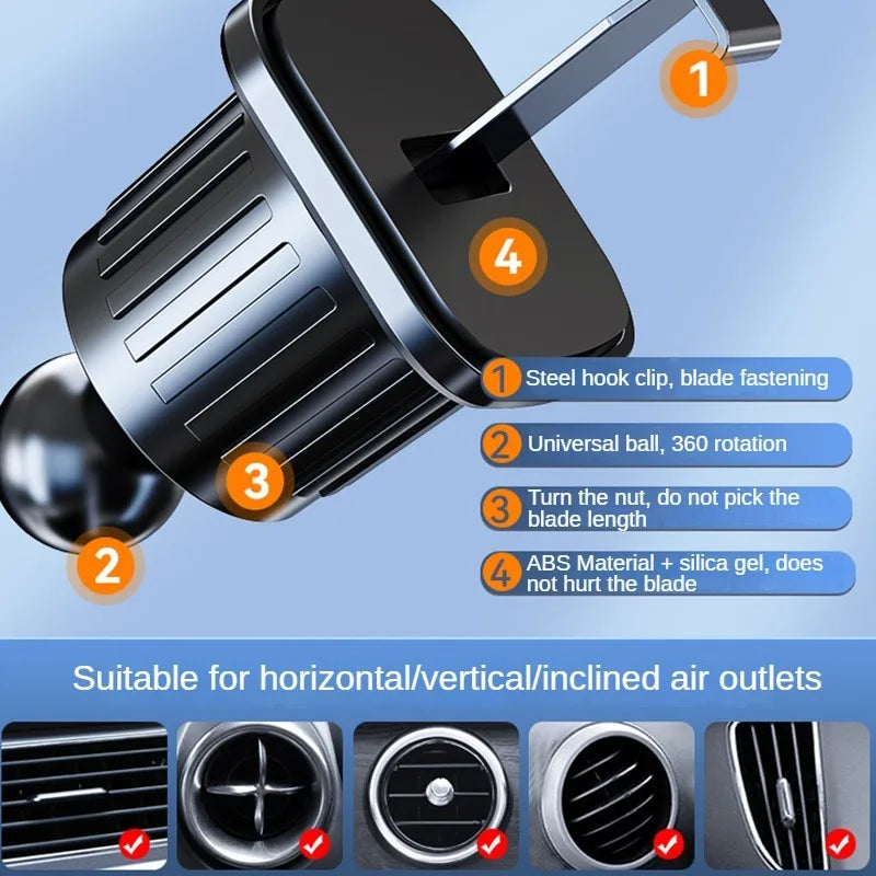 Hello Kitty Gravity Car Phone Holder | Universal Air Vent Mount for 4.7–7 inch Phones