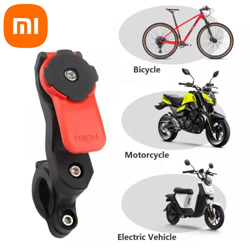 Xiaomi Motorcycle & Bicycle Phone Holder | Shock Absorber Handlebar Mount with Self-Lock & Vibration Damper